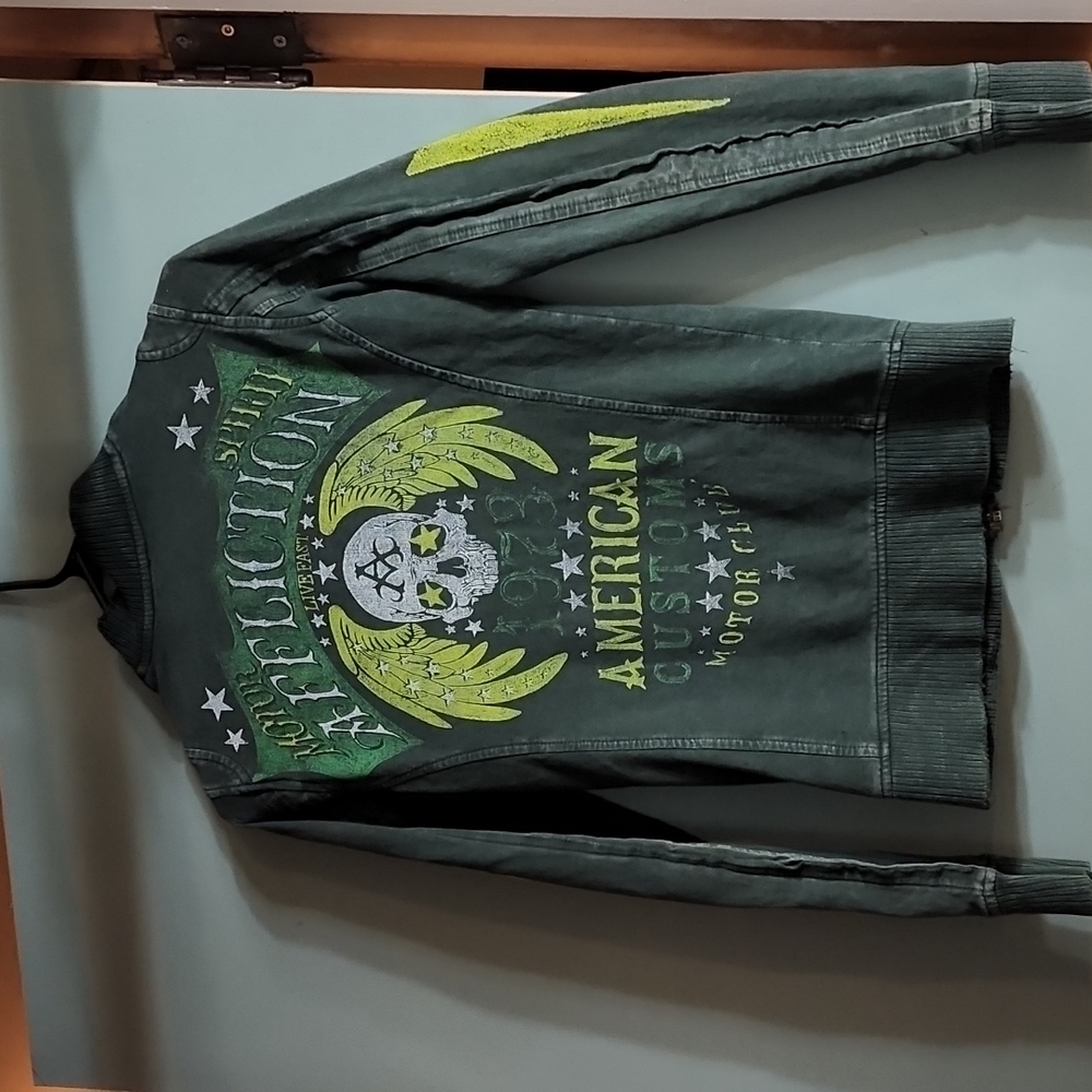 Affliction jacket size small.